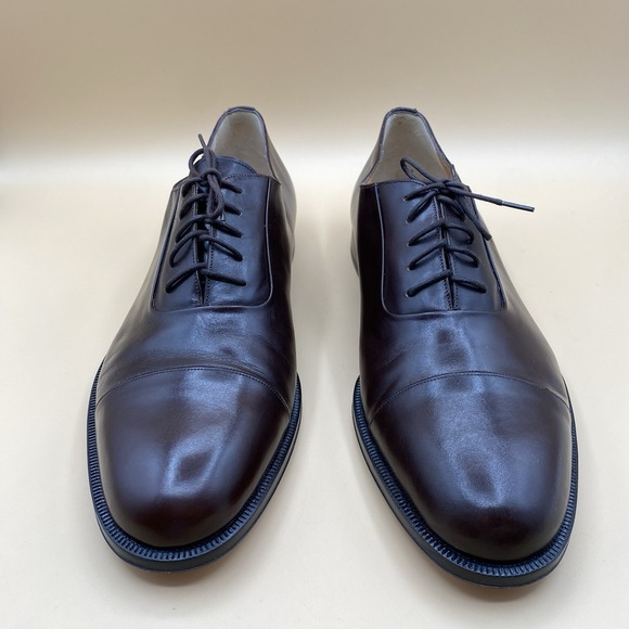 Bruno Magli Other - Bruno Magli Men's Cap Toe Oxford Dress Shoes Brown Leather Size 11 M Italy
